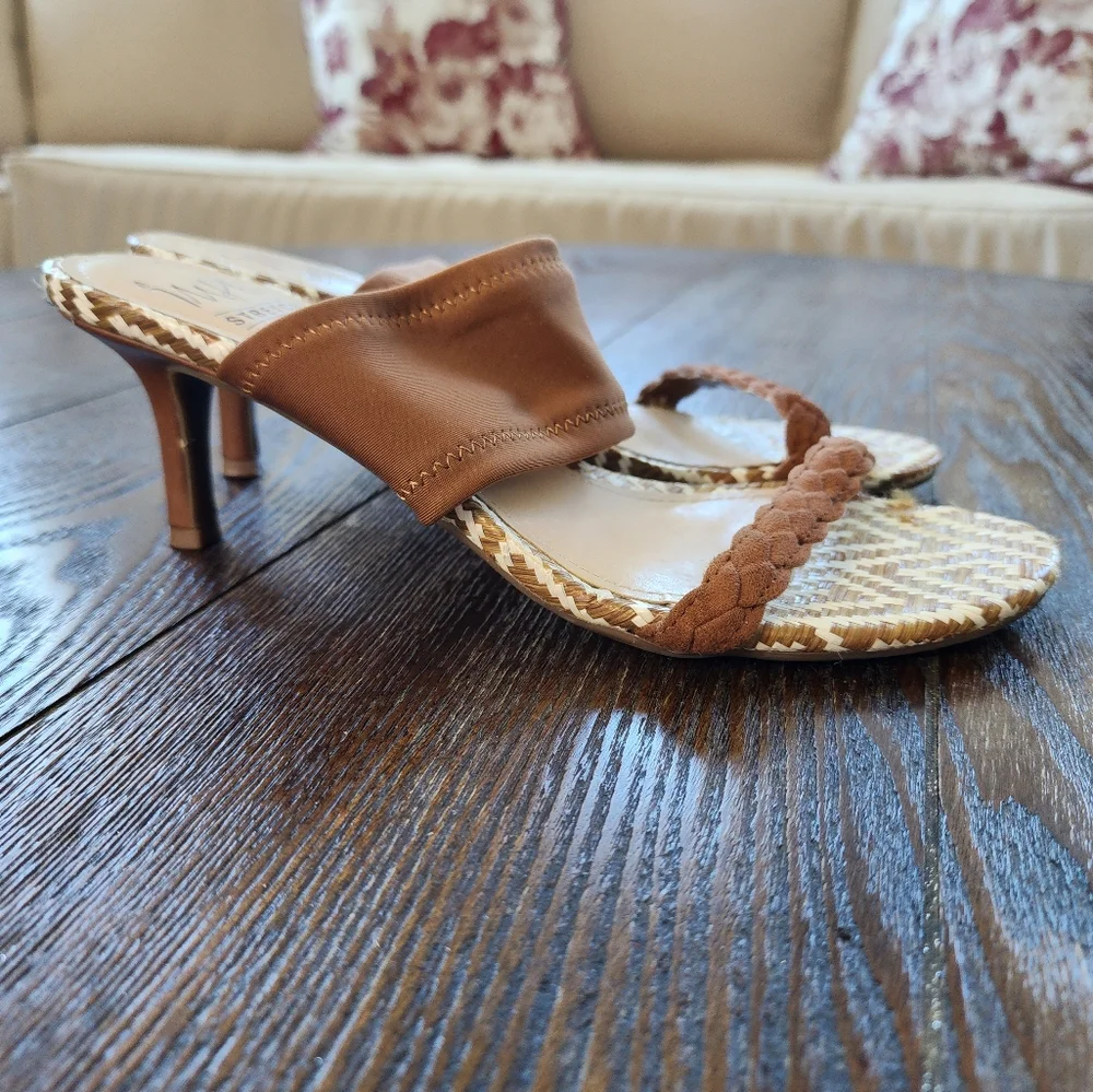 Impo Stretch Brown Sandal pumps Women's size 8.5us - Picture 4 of 6